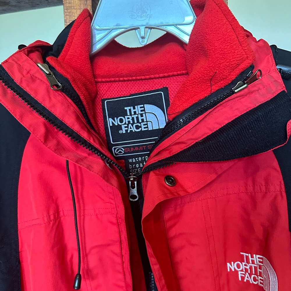 The North Face Summit Series Tri-Climate hooded outer jacket and inner fleece.